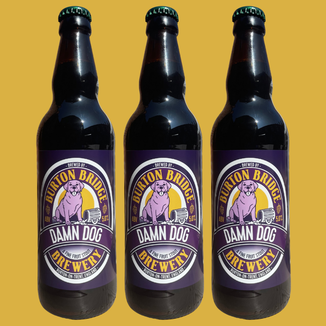 Damn Dog Stout 5% 12 x 500ml Bottles (full case)