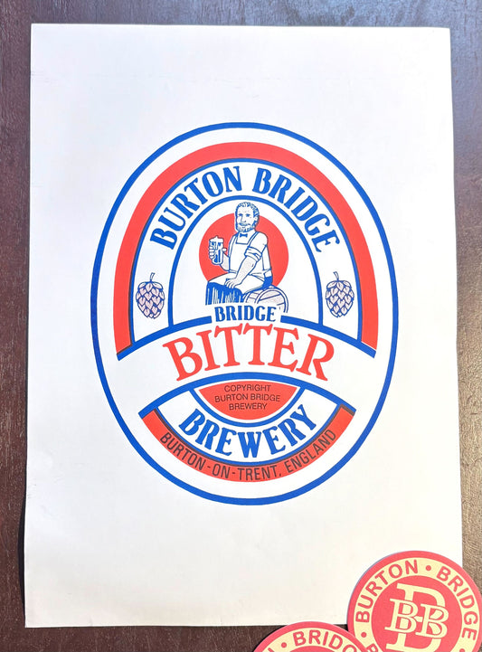 Burton Bridge Bitter – Limited Edition Historic Screen Print (A3)