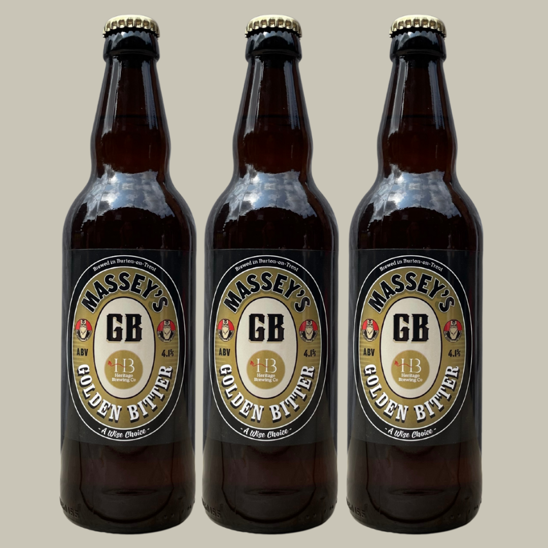 Masseys Golden Bitter 4.1% 12 x 500ml Bottles (full case)