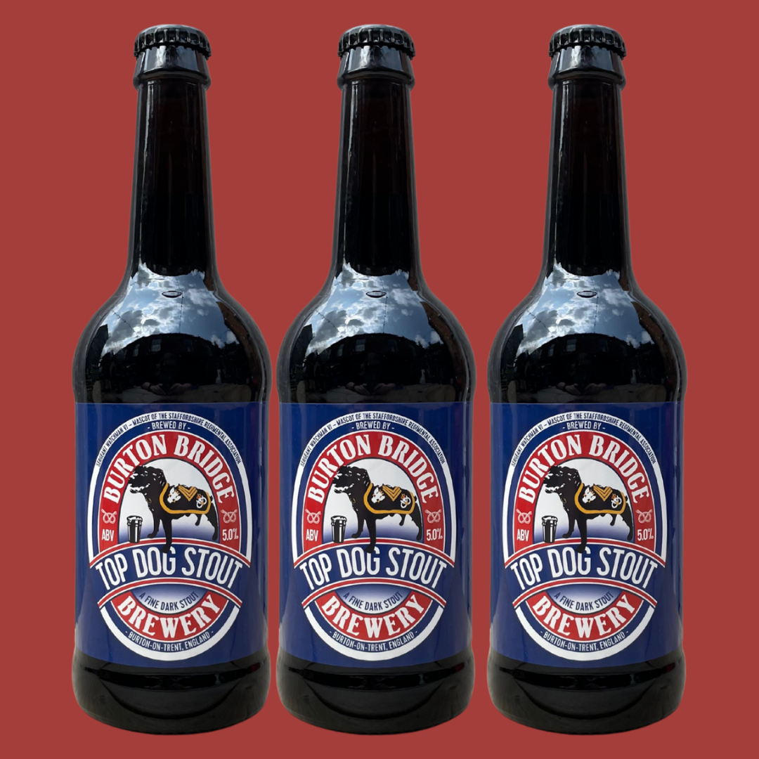 Top Dog Stout 5% 12 x 500ml Bottles (full case)